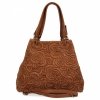 Kožené kabelka shopper bag Vittoria Gotti zrzavá 5566-Sru